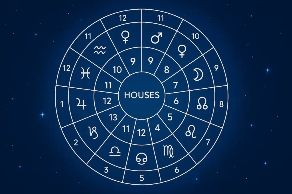 how to read a birth chart visual layout