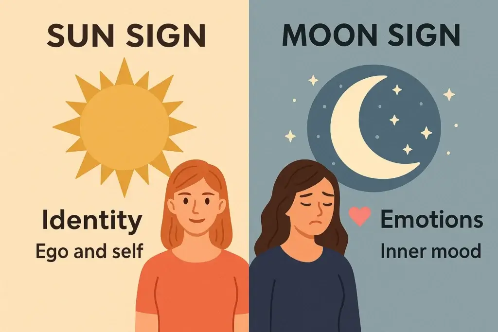 moon sign vs sun sign meaning visual