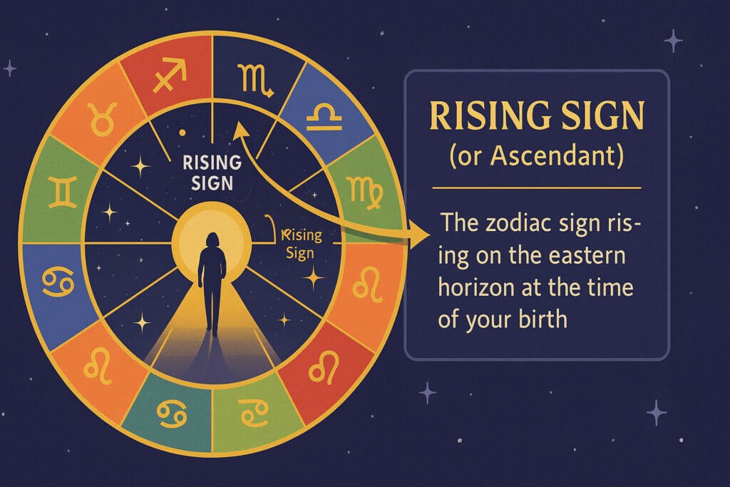 what does rising sign mean astrology wheel visual